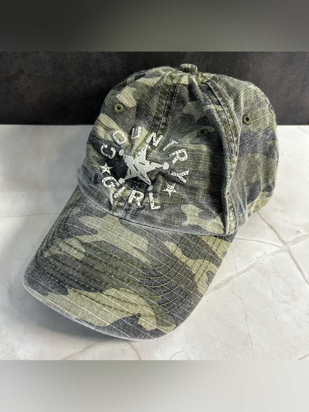 Country Girl Camouflage Baseball Cap